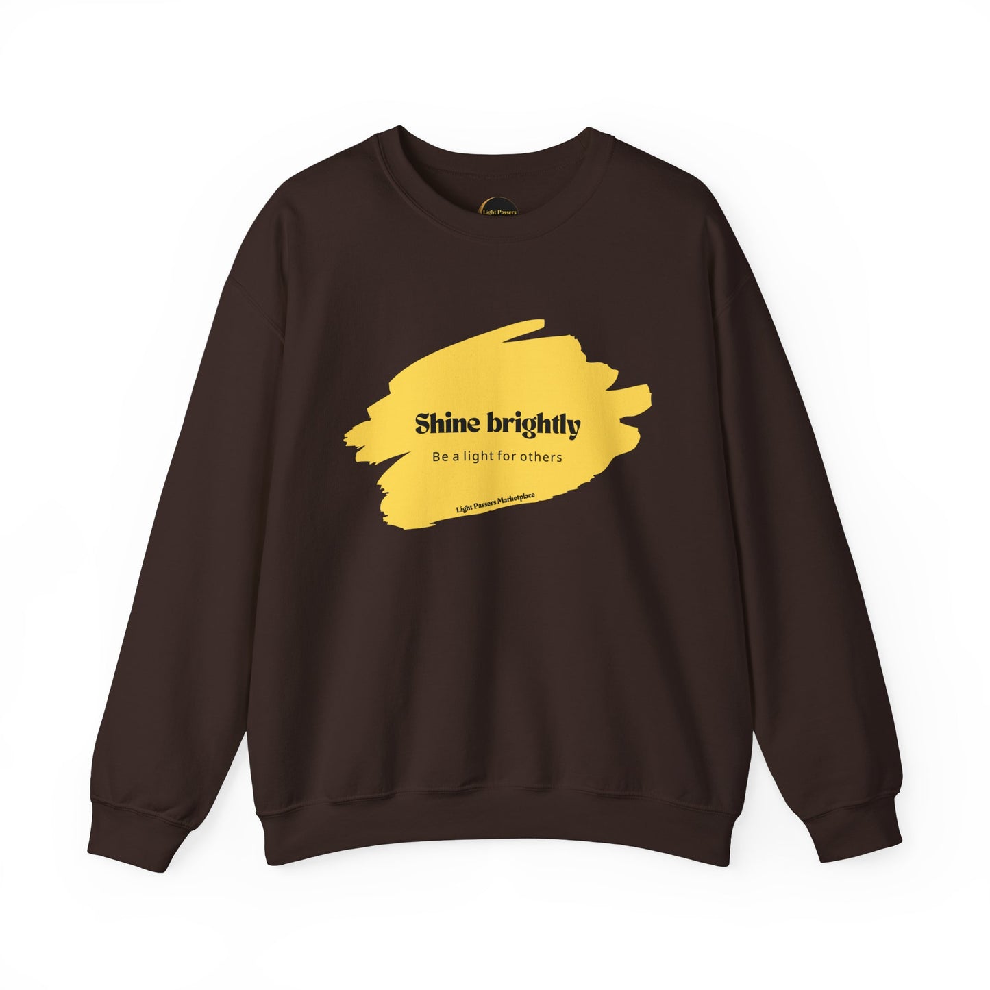 The Light Inspirational Crewneck Sweatshirt features a cozy design with positive messaging, perfect for spreading warmth and hope during casual or lounging occasions.