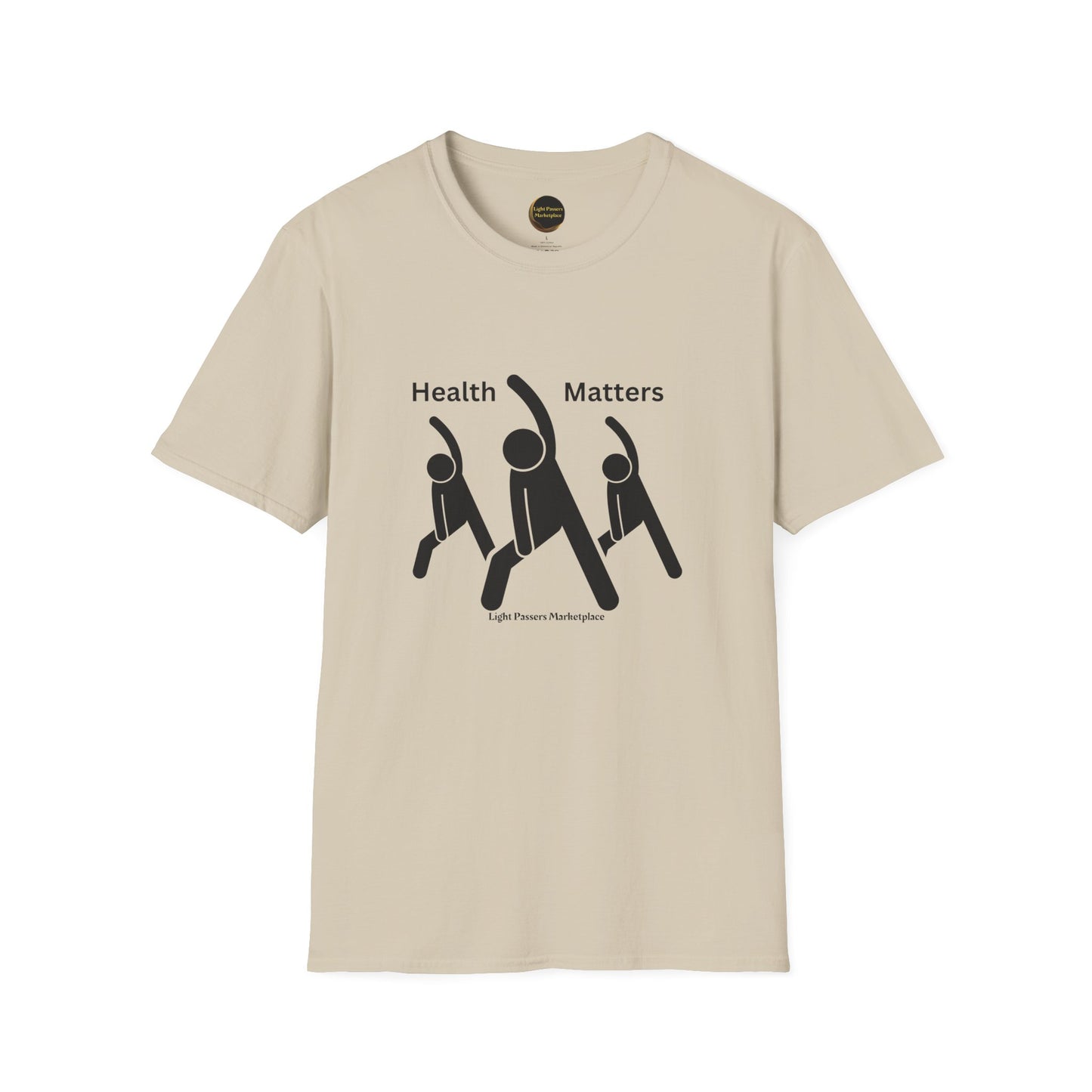 A unisex soft-style t-shirt featuring a graphic design, made from 100% ring-spun cotton for comfort and durability. Classic fit with crew neckline, tear-away label, and ethically sourced materials.