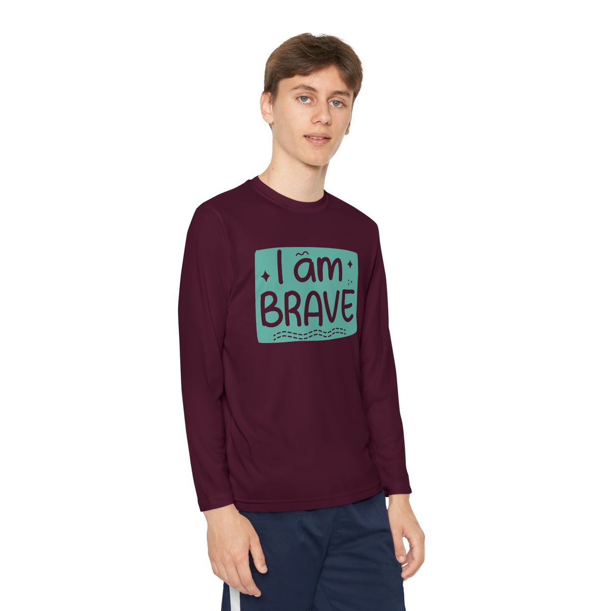 I Am Brave Youth Long Sleeve Tee
