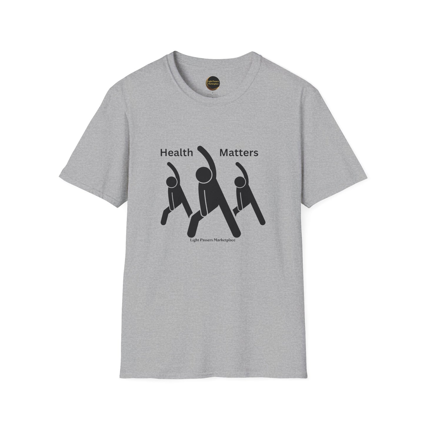 Unisex t-shirt with black and white pictogram design, made of soft 100% ring-spun cotton. Features twill tape shoulders, ribbed collar, and tear-away label for comfort. Ethically sourced and Oeko-Tex certified.