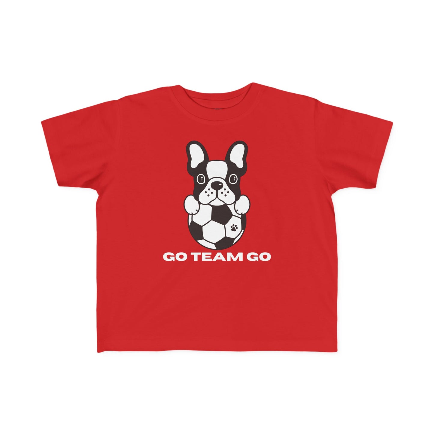 Soccer Dog Go Team Go Toddler T-shirt