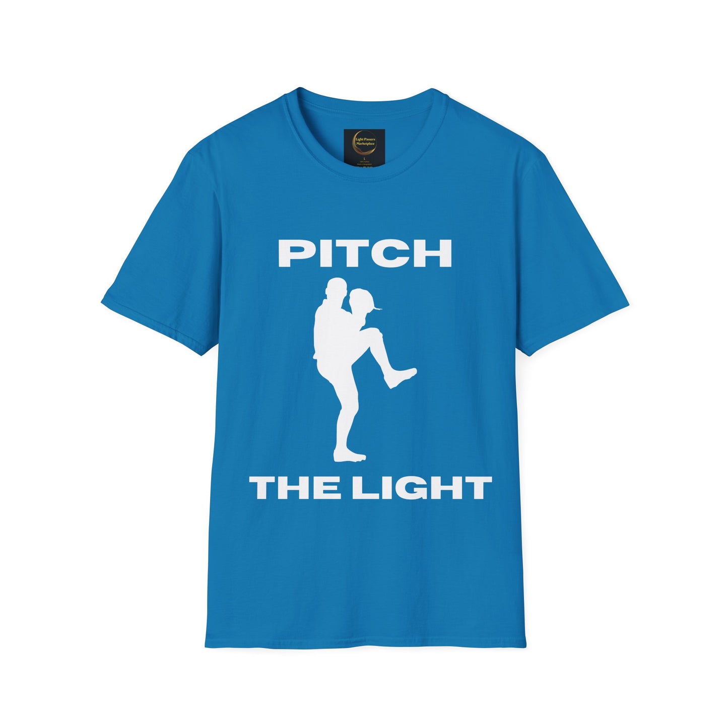 PITCH The LIGHT white lettering Adult Unisex T-Shirt
