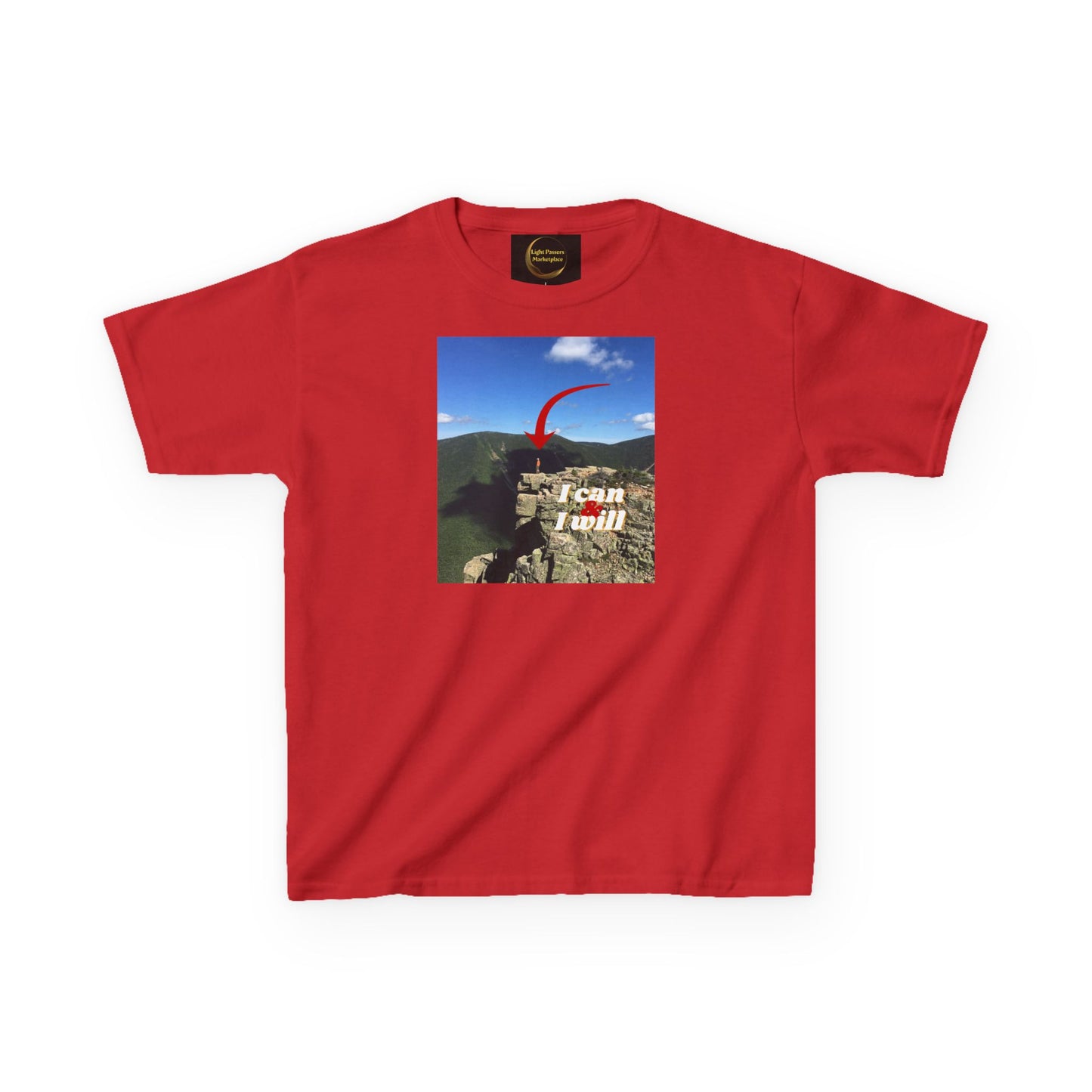 Kids/Youth 'I can, I will' Adventure Graphic Tee