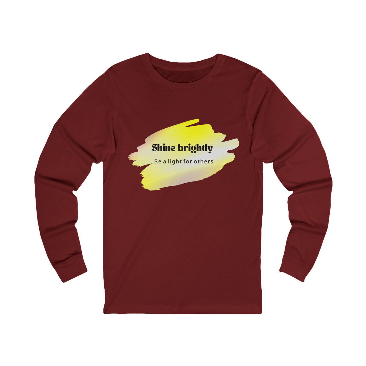 Adult Unisex Long Sleeve Tee - Shine Brightly for Others