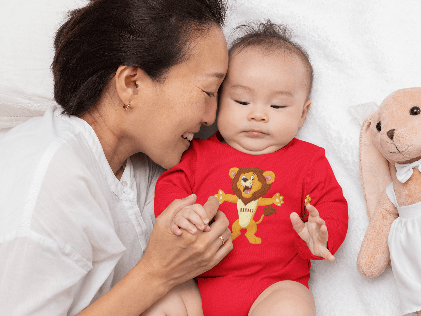 Toddler Hug Lion T-Shirt — Cute Roaring Cartoon Tee for Kids