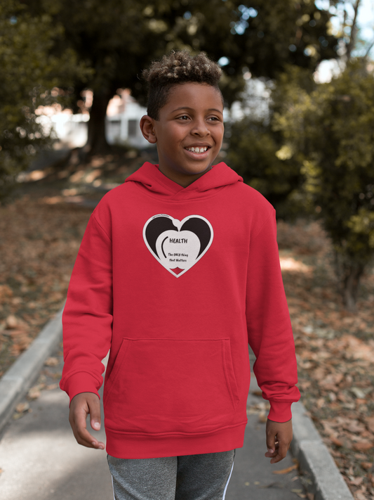 Healthy Apple Hooded Sweatshirt(Youth)