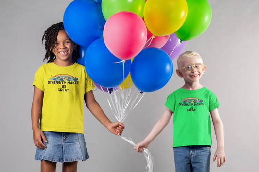 "Diversity Makes Us Great" Fine Jersey T-shirt (Toddler)