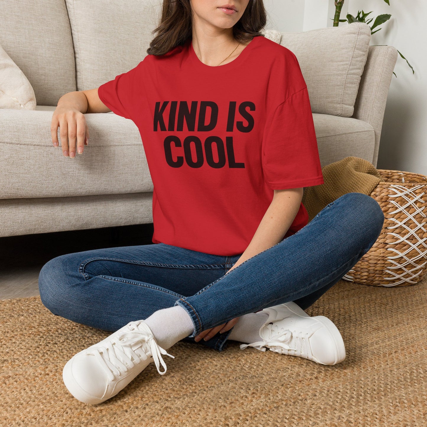 Kind Is Cool Adult Unisex T‑Shirt — Bold Positive Message