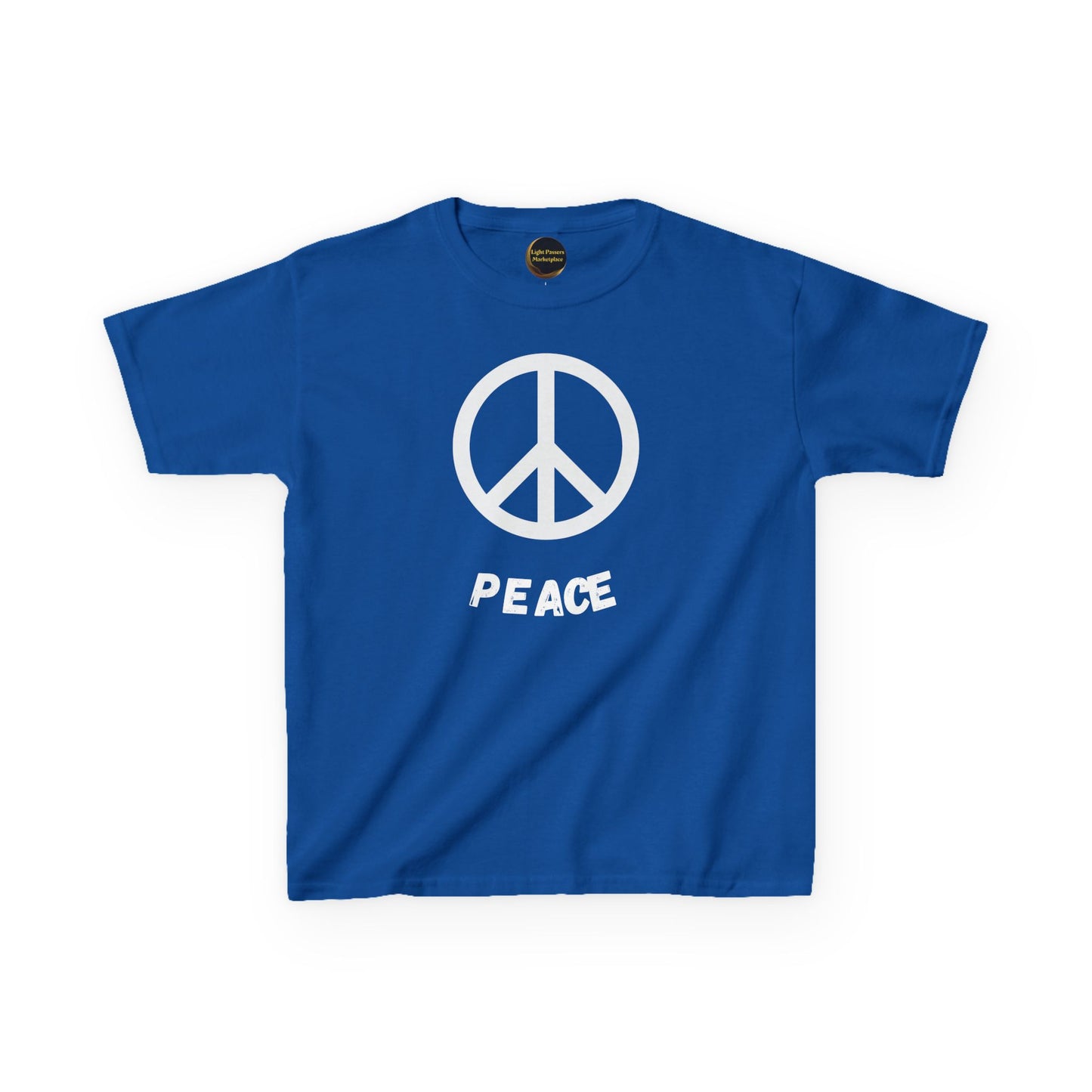 Youth/ Kids Black or white Peace Symbol T-Shirt