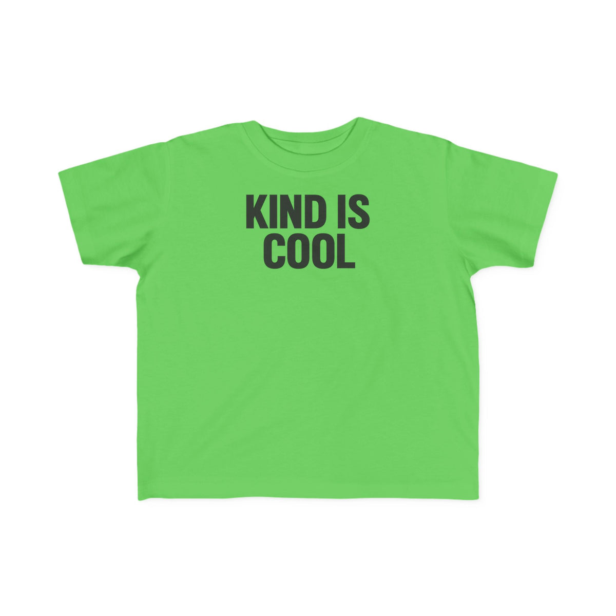 Kind Is Cool Toddler Tee — Playful Positive Message Kids Shirt