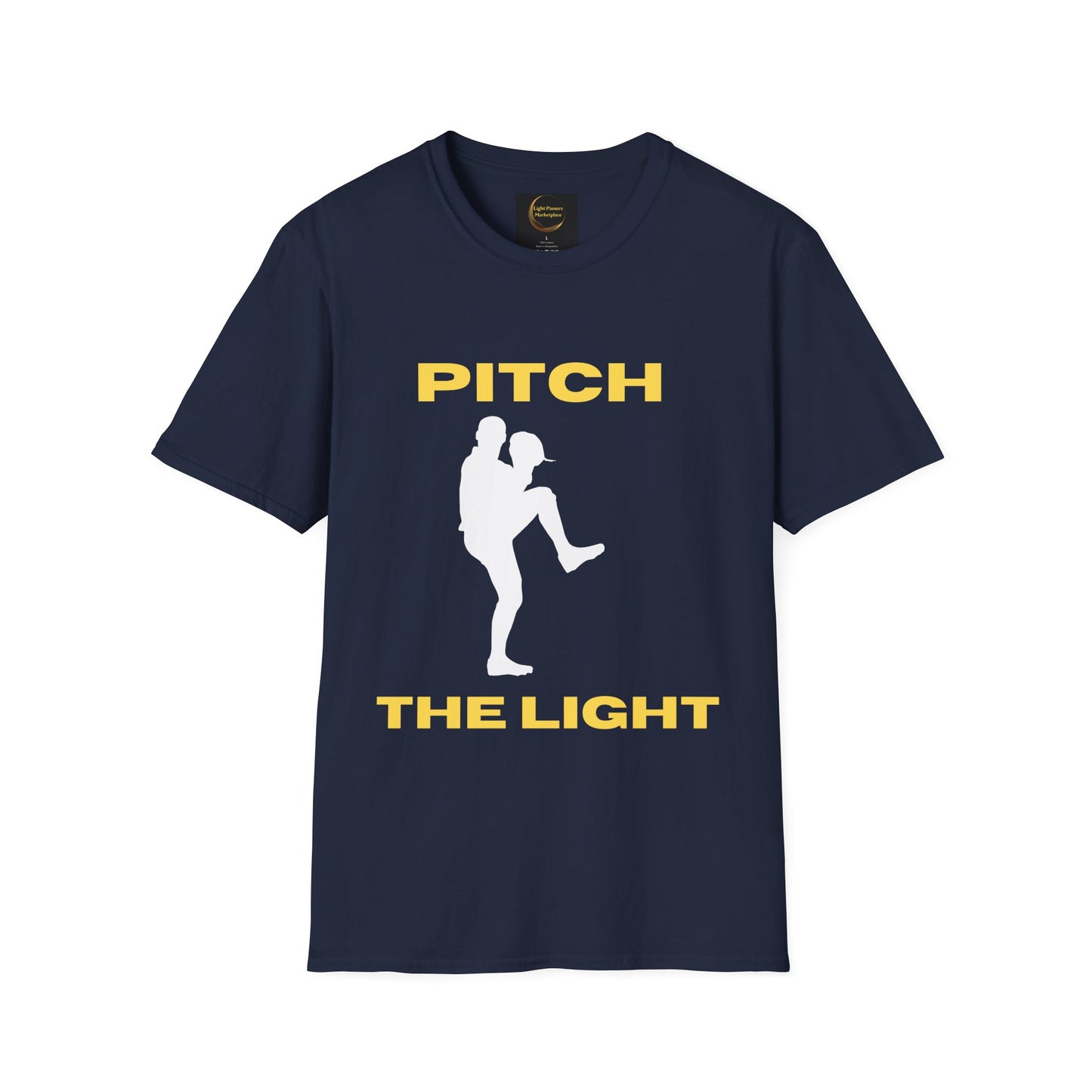 PITCH THE LIGHT white lettering Adult Unisex T-Shirt