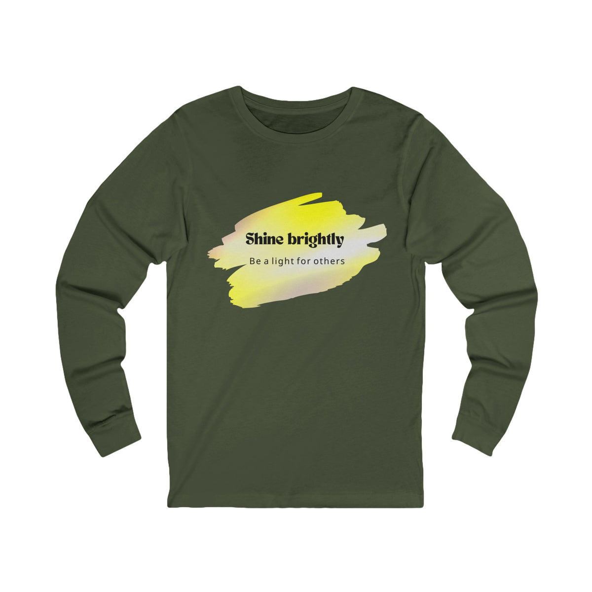 Adult Unisex Long Sleeve Tee - Shine Brightly for Others