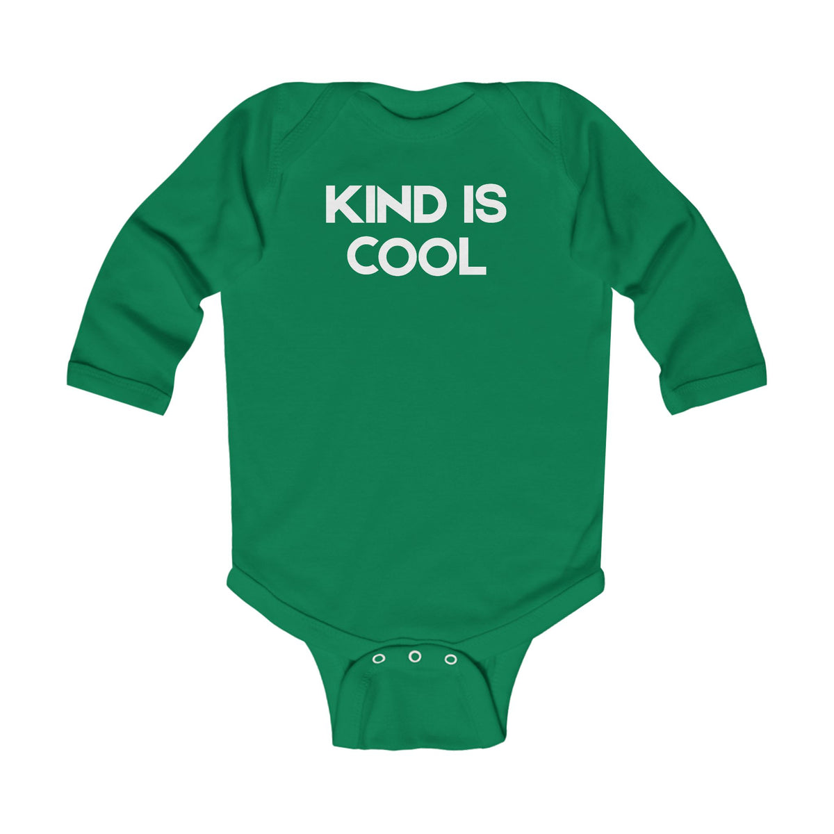 Kind Is Cool Infant Bodysuit – Long Sleeve Baby Onesie