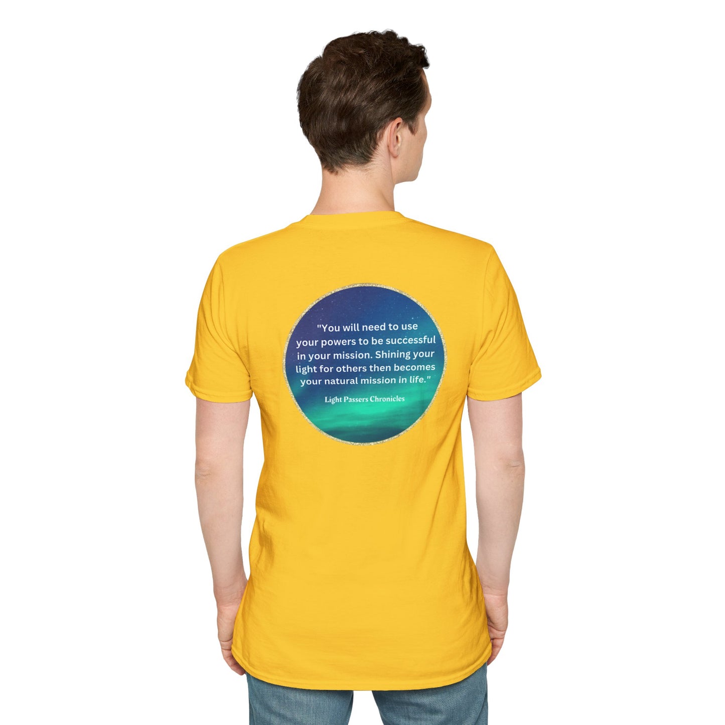 Light Passers Marketplace Use Your Powers to Inspire Change Unisex Soft T-shirt  Inspirational Messages, Mental Health