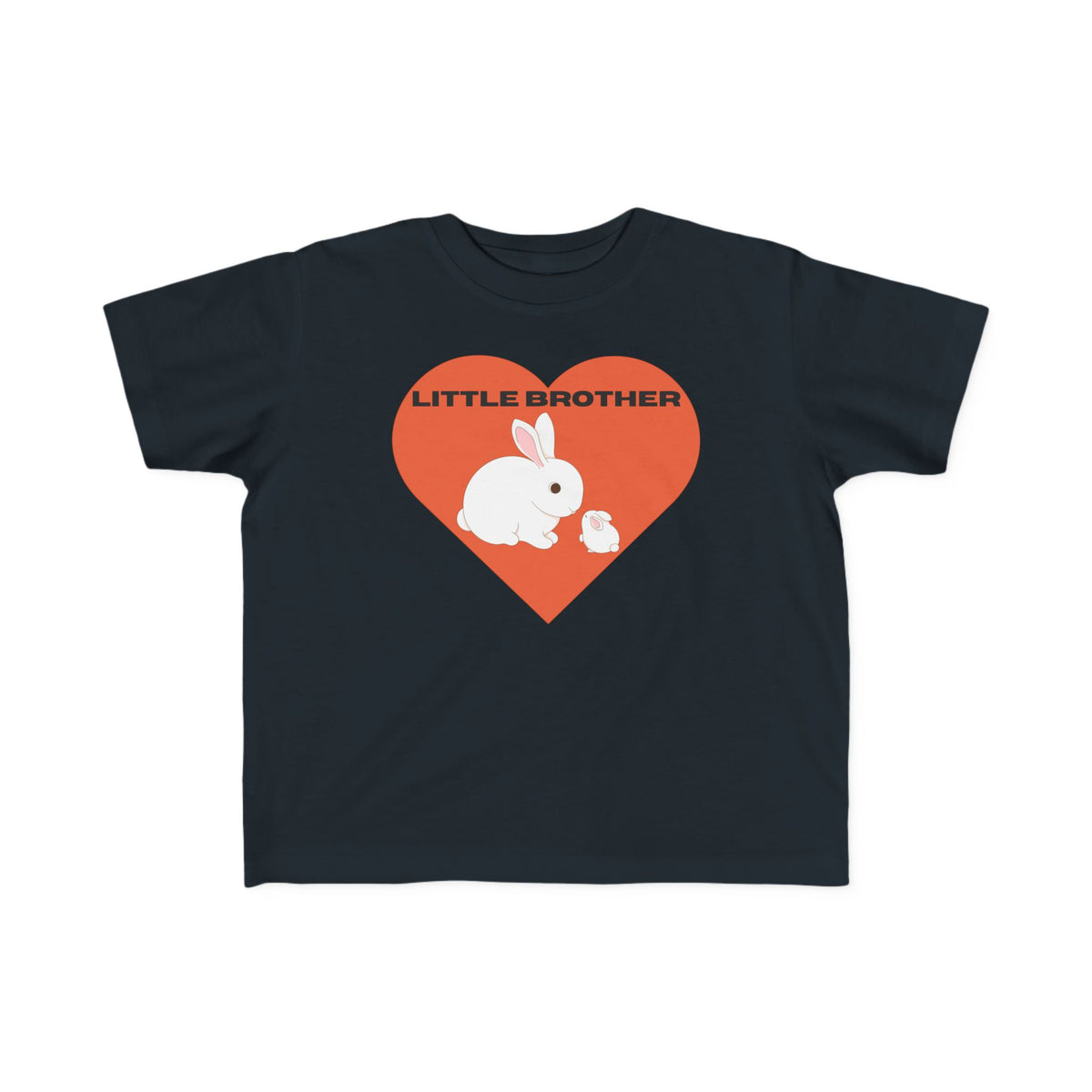 Little Brother Bunny Heart Toddler Tee