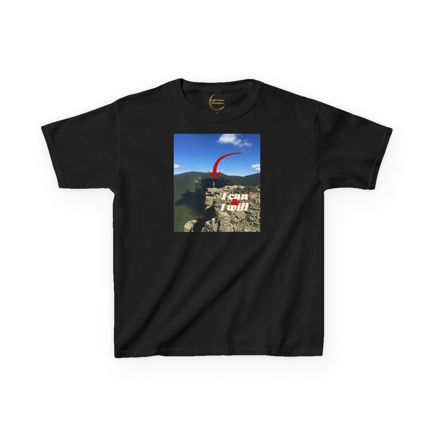 Kids/Youth 'I can, I will' Adventure Graphic Tee