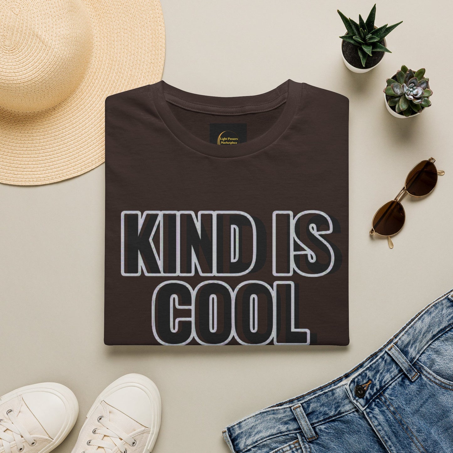 Kind Is Cool Adult Unisex T‑Shirt — Bold Positive Message