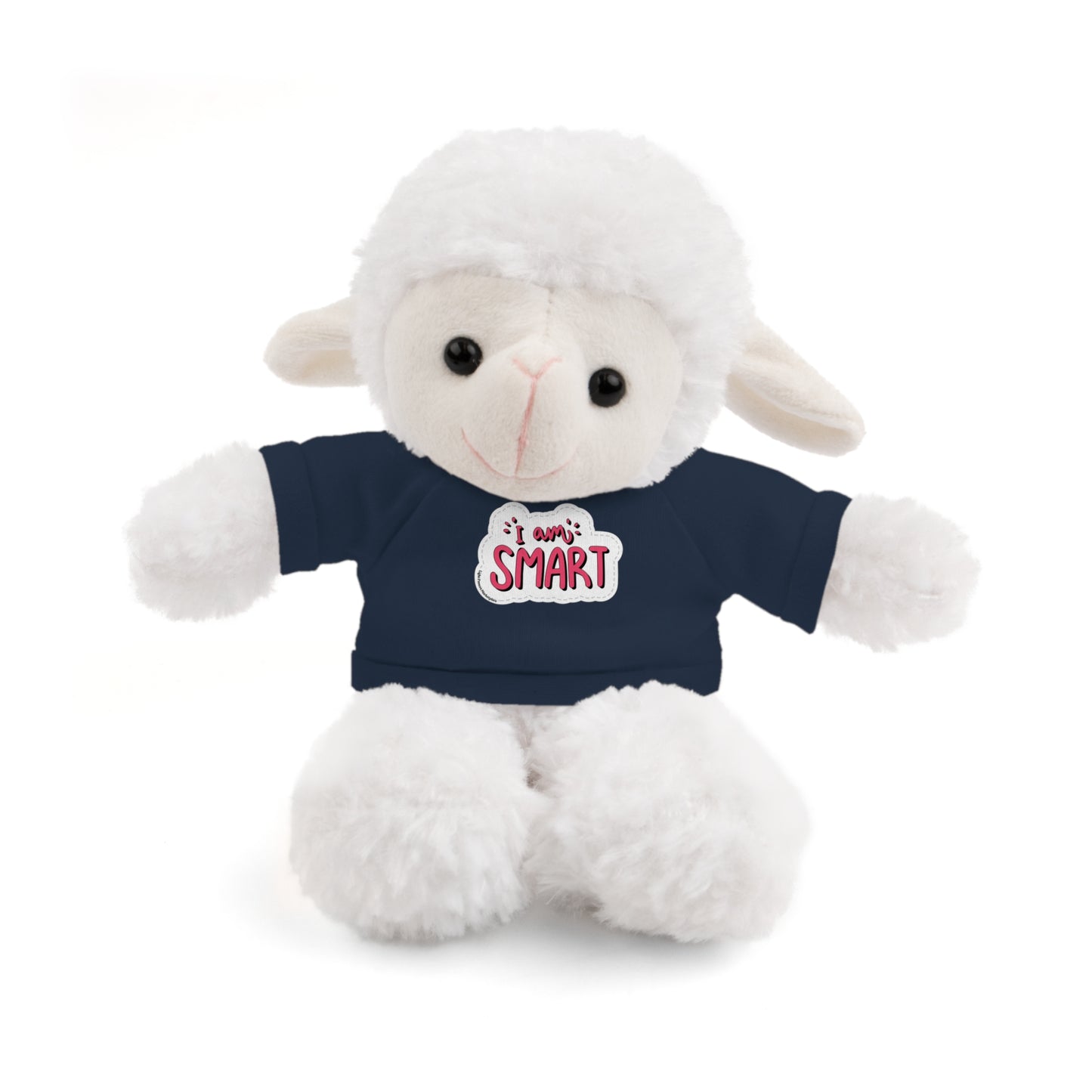 Cool Stuff Stuffies featuring a plush stuffed animal with a removable T-shirt displaying 'I am Smart', ideal for educational and cuddly play.