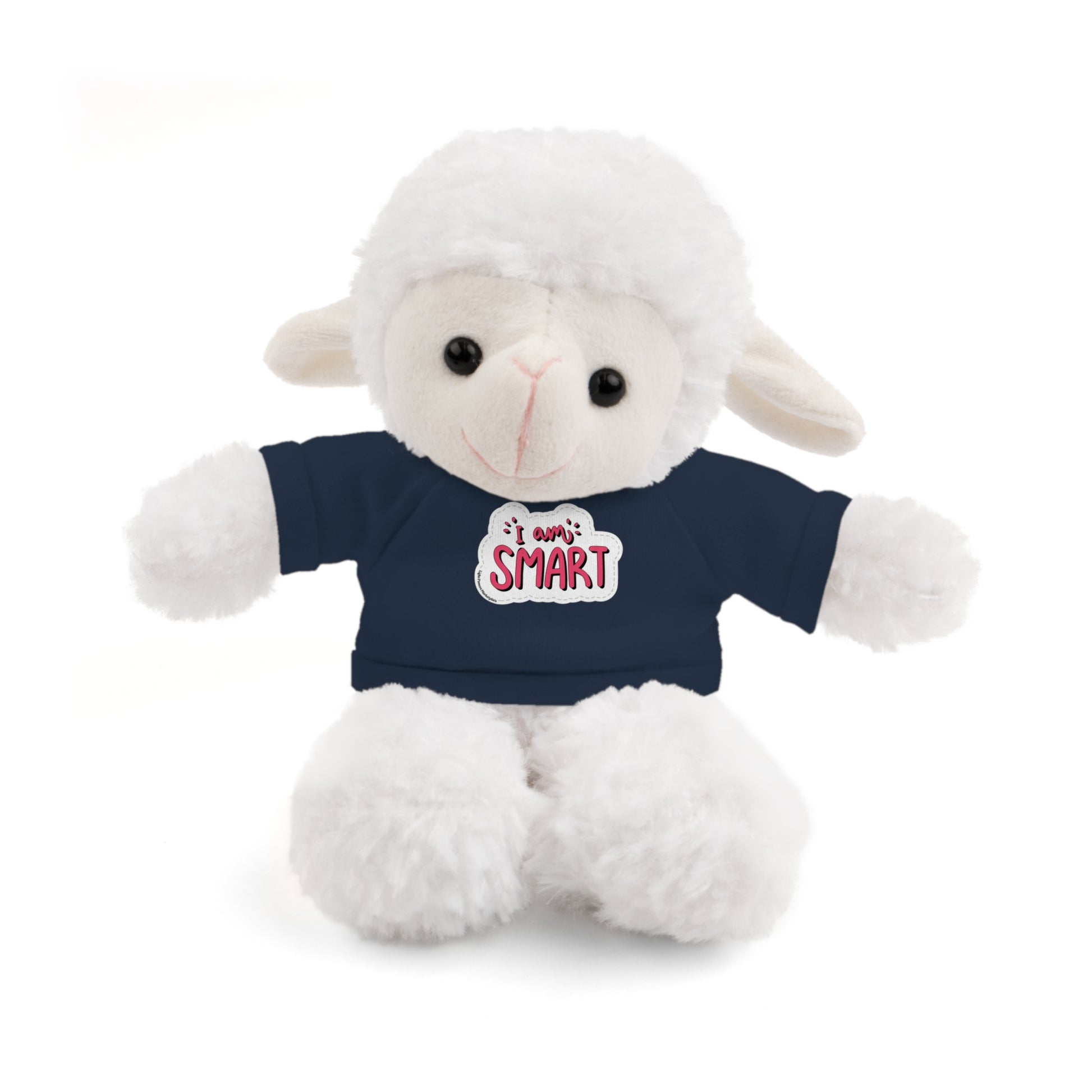 Cool Stuff Stuffies featuring a plush stuffed animal with a removable T-shirt displaying 'I am Smart', ideal for educational and cuddly play.