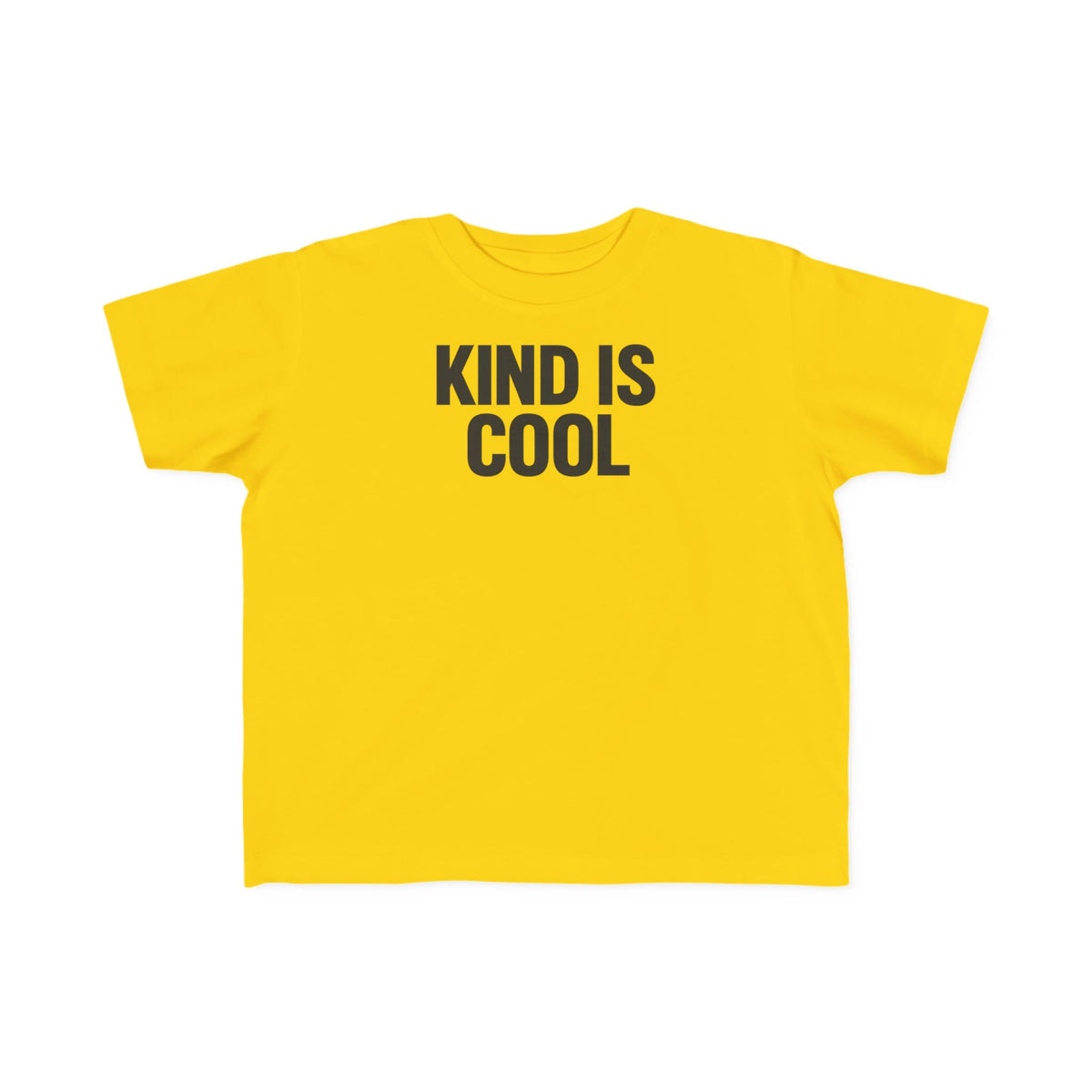 Kind Is Cool Toddler Tee — Playful Positive Message Kids Shirt