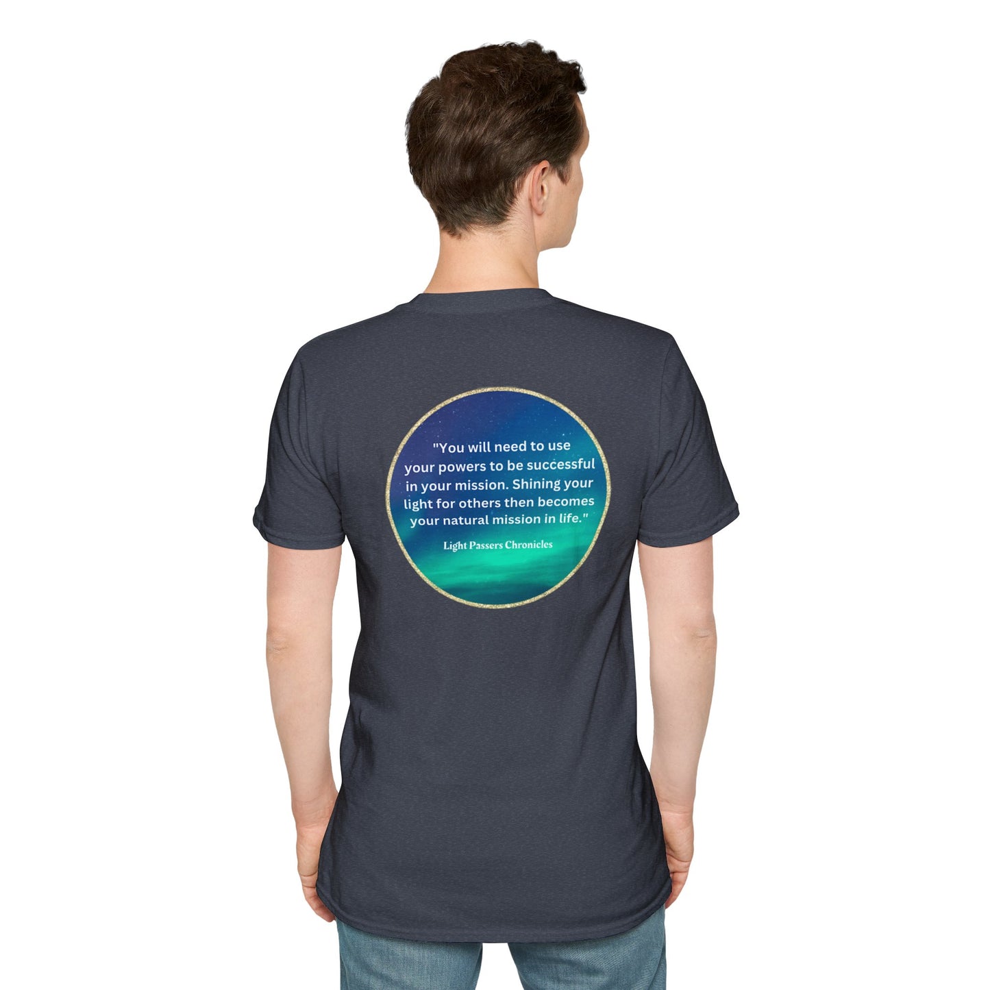 Light Passers Marketplace Use Your Powers to Inspire Change Unisex Soft T-shirt  Inspirational Messages, Mental Health