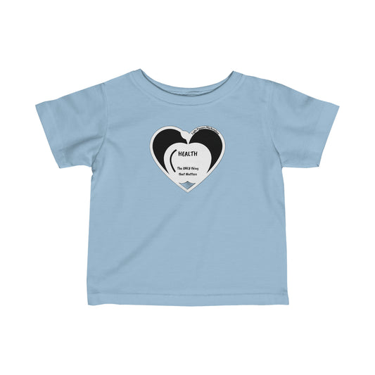 Light Passers Marketplace Apple Health Infant Jersey T-shirts Nutrition Baby
