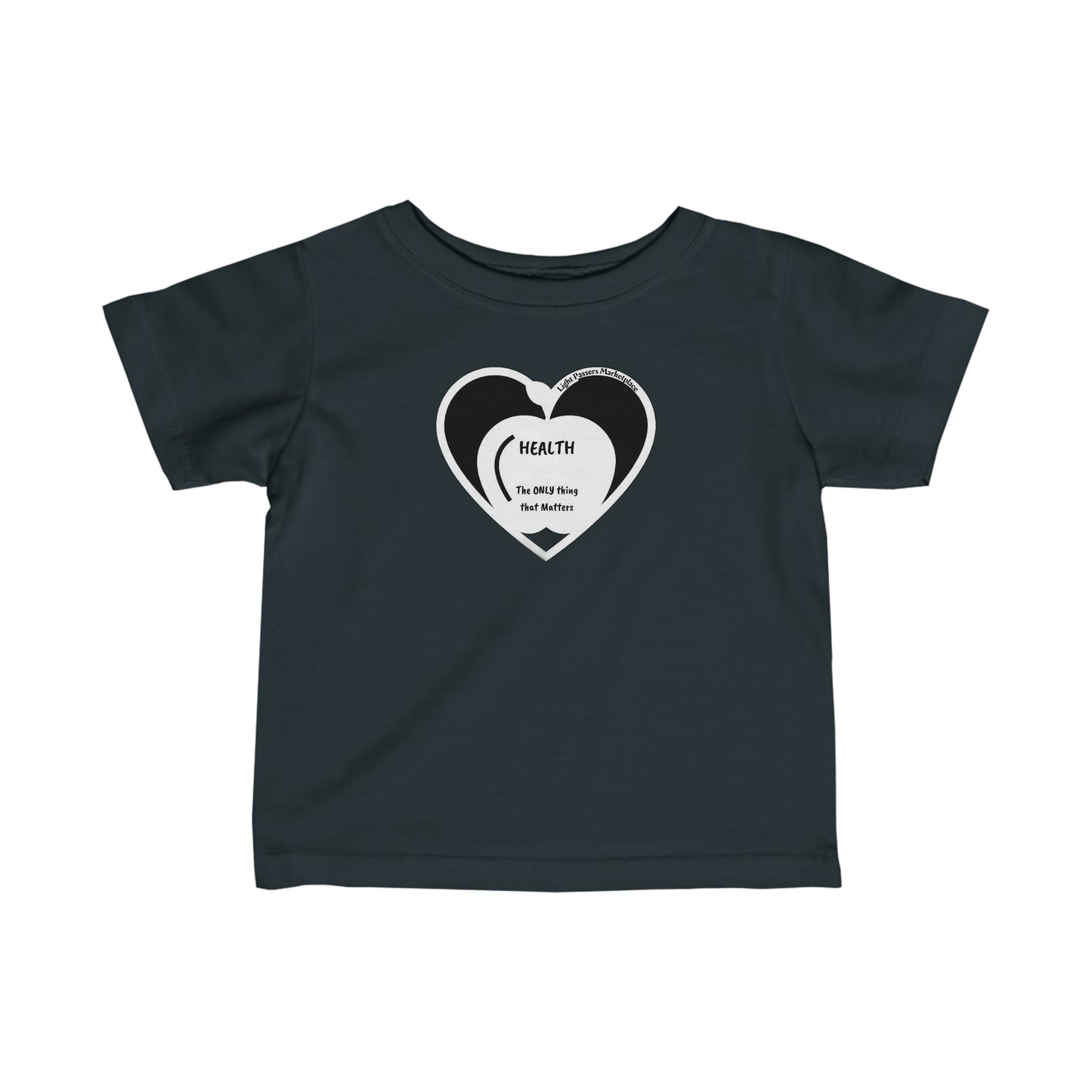 Light Passers Marketplace Apple Health Infant Jersey T-shirts Nutrition Baby