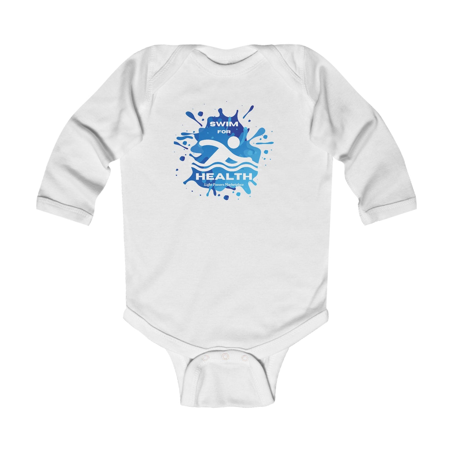 Health Swim for Health baby Long Sleeve Onesie