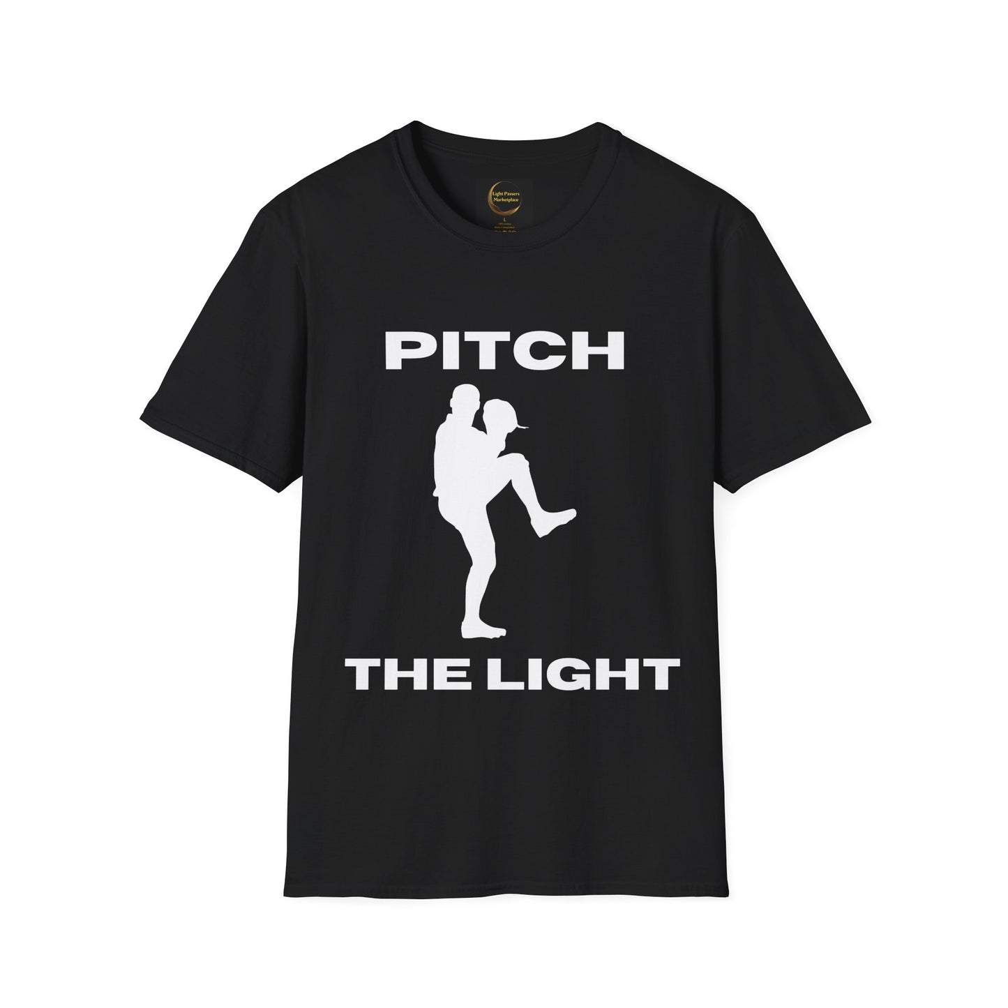 PITCH The LIGHT white lettering Adult Unisex T-Shirt