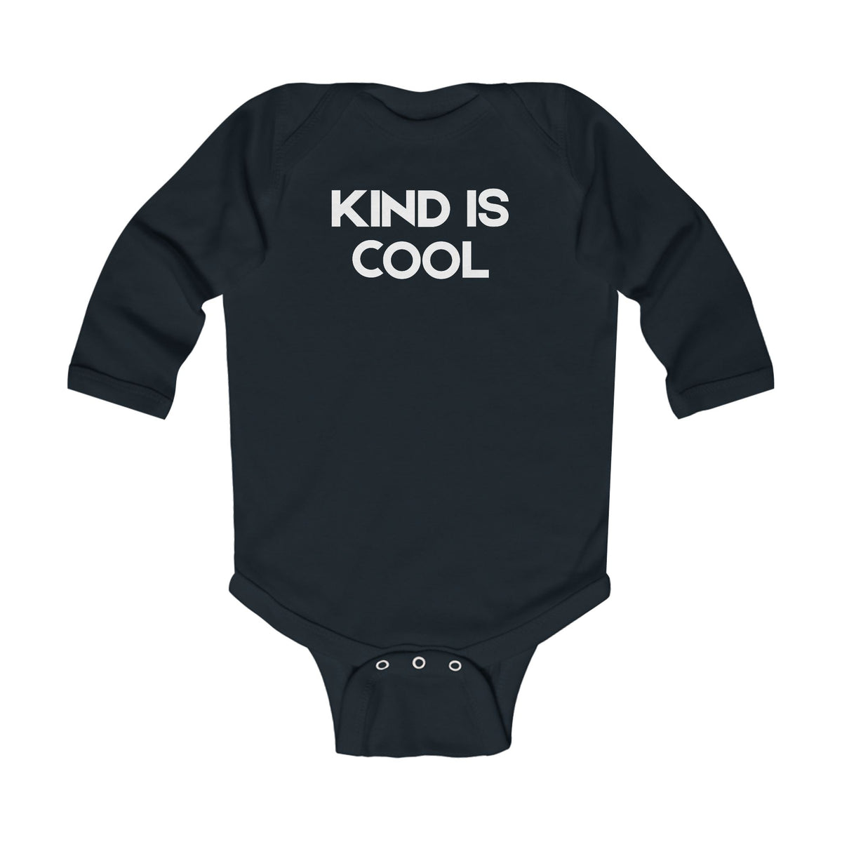 Kind Is Cool Infant Bodysuit – Long Sleeve Baby Onesie