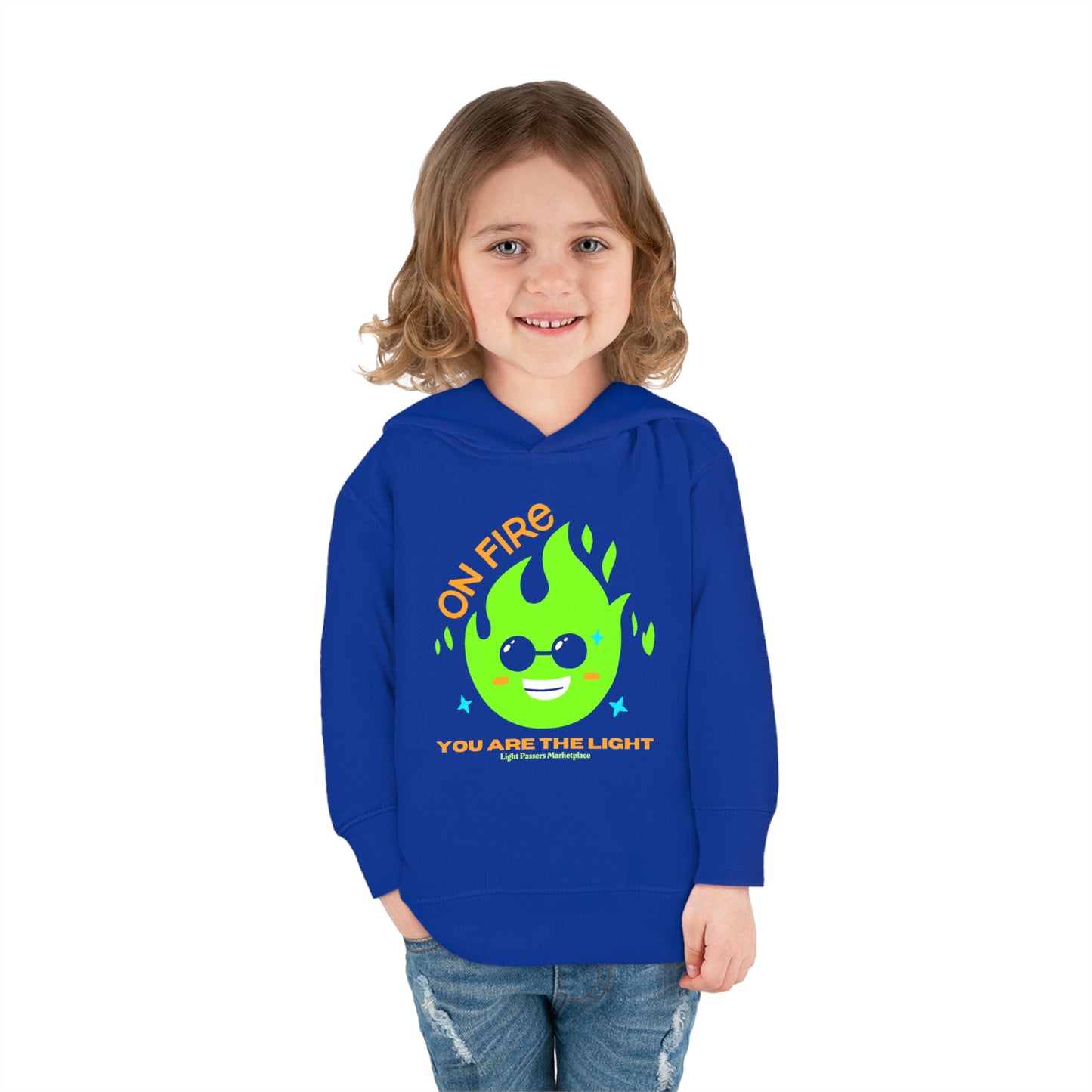 Light Passers Marketplace On Fire Toddler Pullover Hoodie Simple Messages, Mental Health
