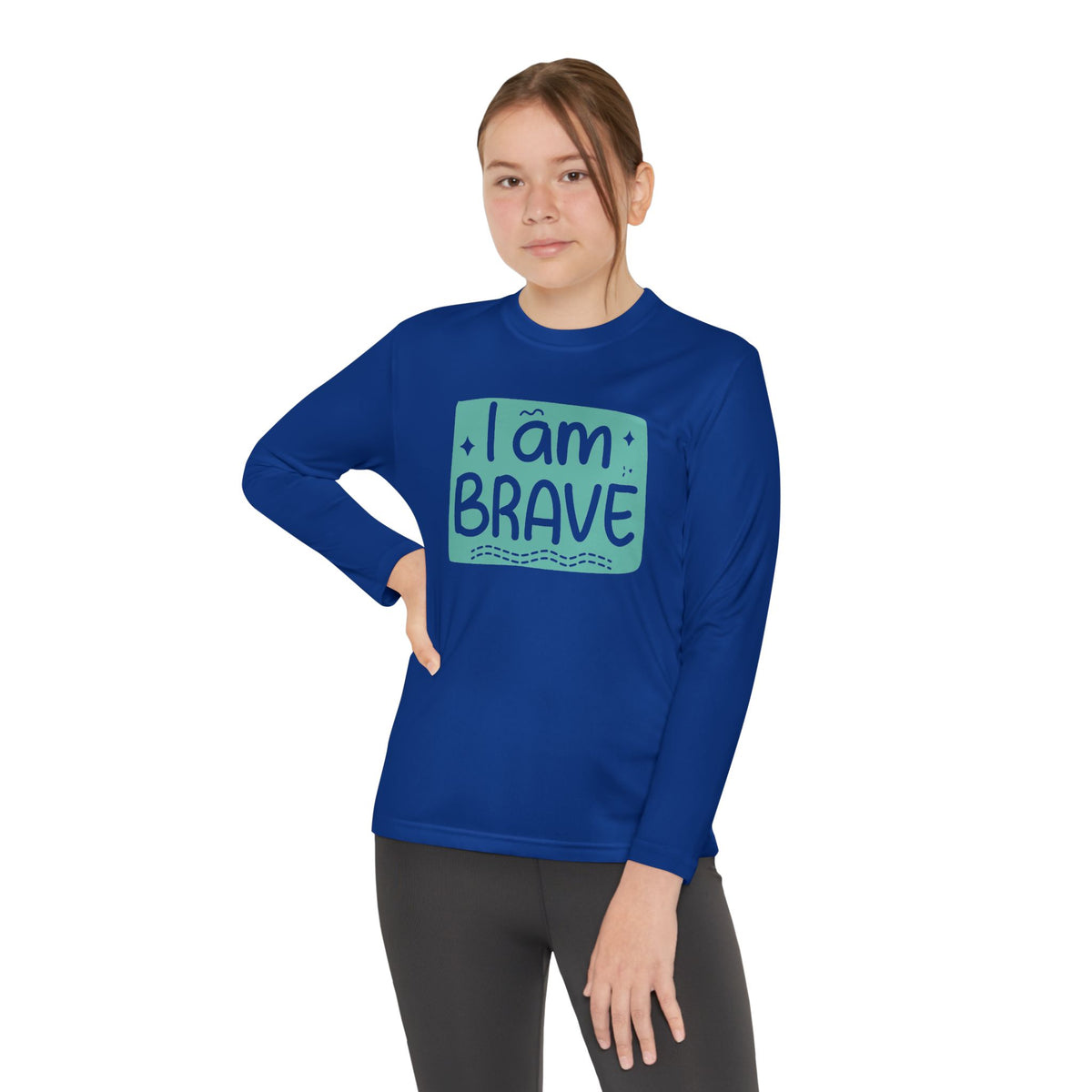 I Am Brave Youth Long Sleeve Tee