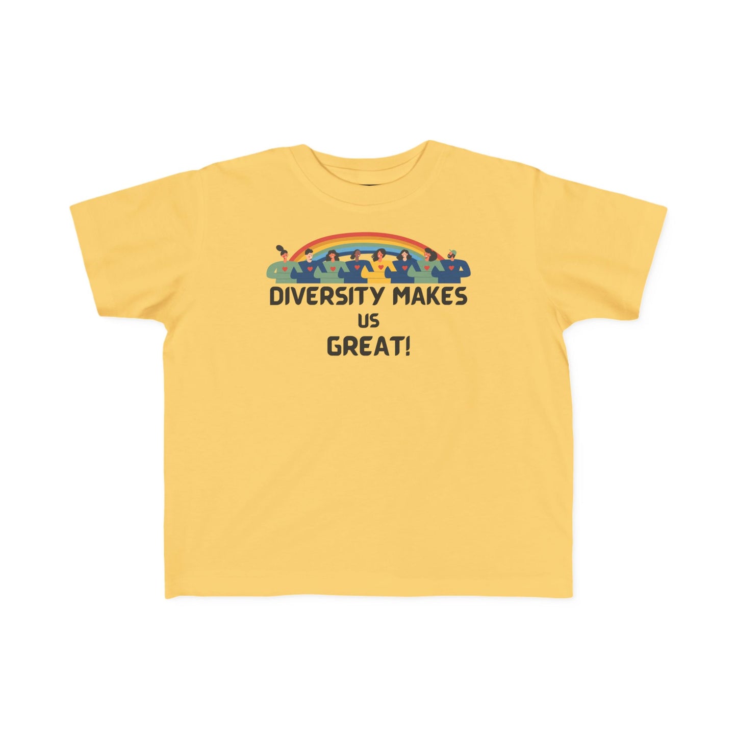Toddler T-Shirt — “Diversity Makes Us Great” Kids Tee