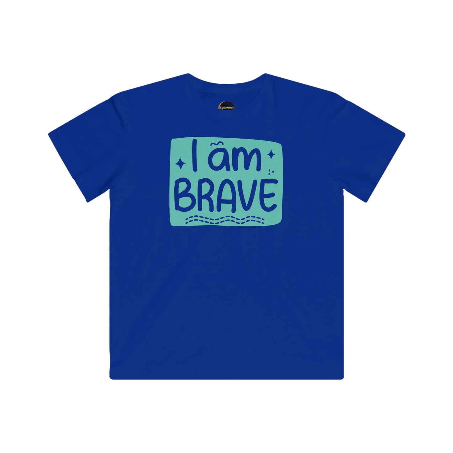 Kids Tee — Toddler "I Am Brave" Positive Affirmation Shirt
