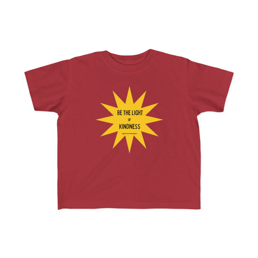 Light Passers Marketplace Yellow Star Be the Light of Kindness Toddler T shirt  Simple Messages, Mental Health