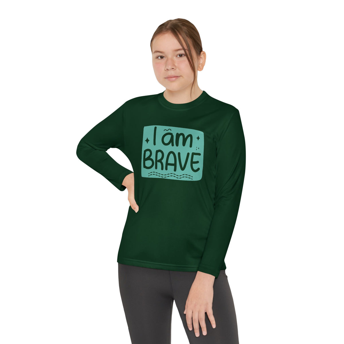 I Am Brave Youth Long Sleeve Tee