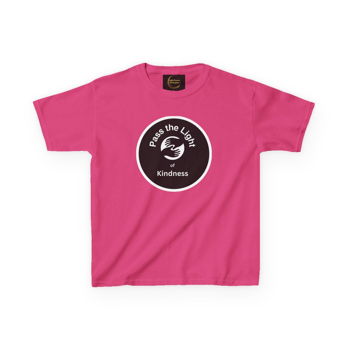 Youth T-shirt Pass the Light of Kindness 2 hands Graphic