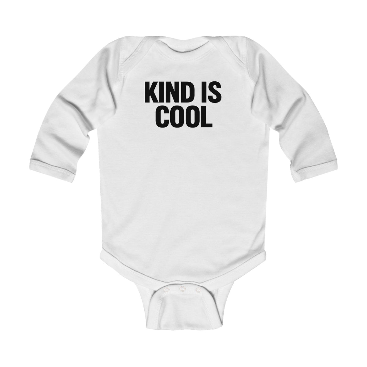 Kind Is Cool Infant Bodysuit – Long Sleeve Baby Onesie