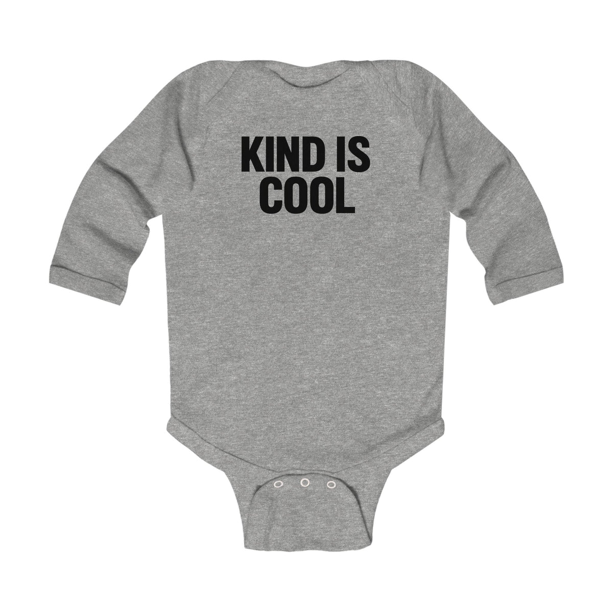 Kind Is Cool Infant Bodysuit – Long Sleeve Baby Onesie