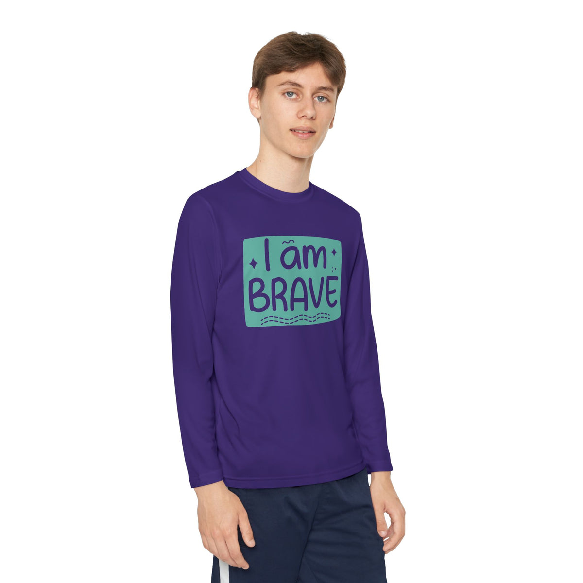 I Am Brave Youth Long Sleeve Tee
