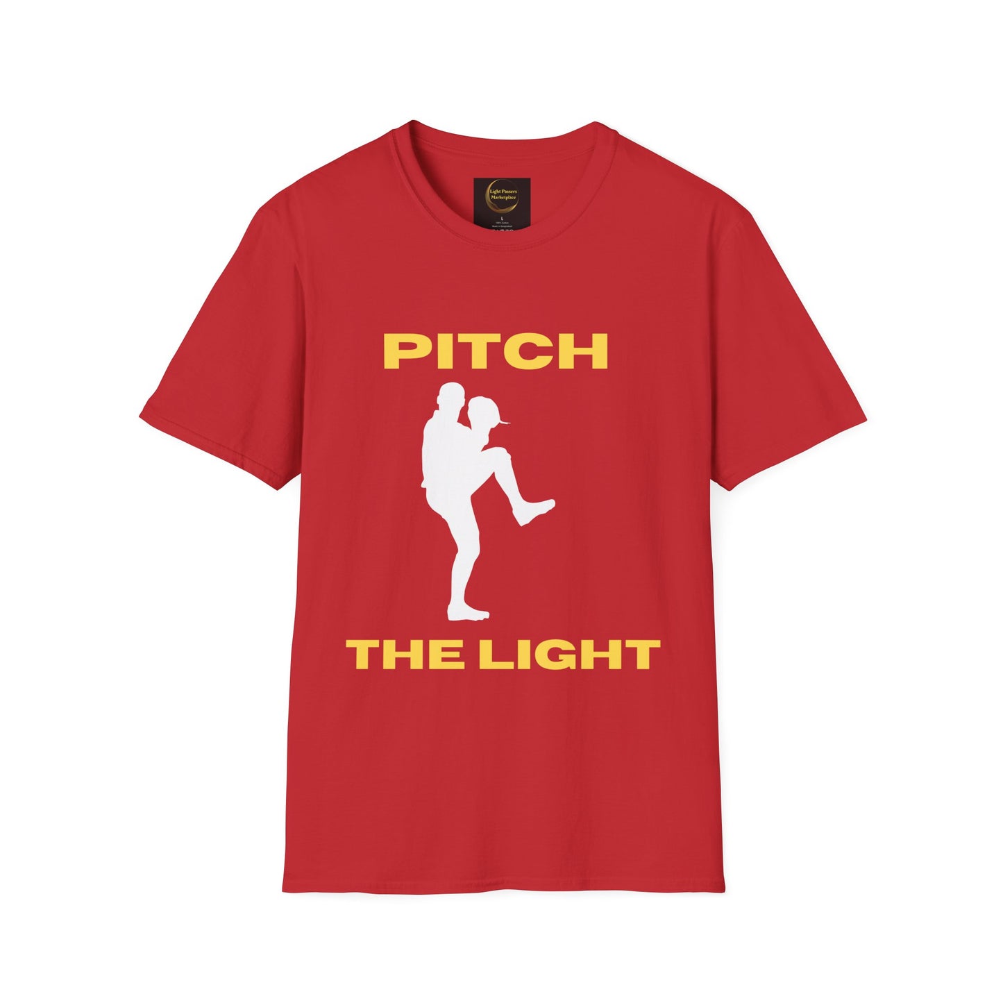 PITCH THE LIGHT white lettering Adult Unisex T-Shirt