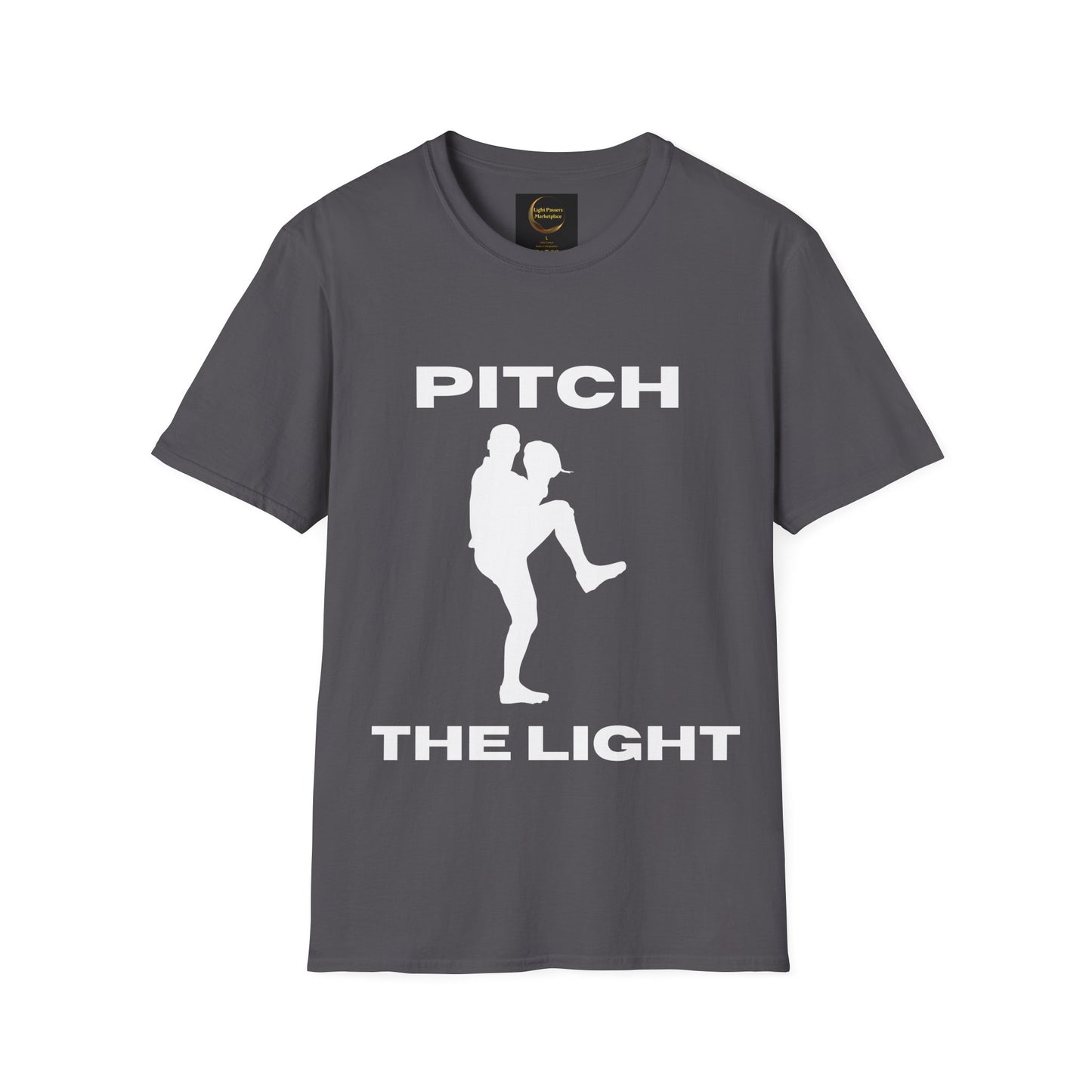 PITCH The LIGHT white lettering Adult Unisex T-Shirt