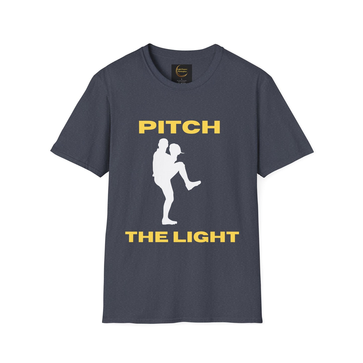 PITCH THE LIGHT white lettering Adult Unisex T-Shirt