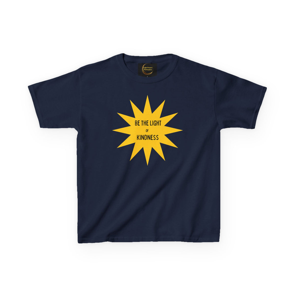 Kids/Youth Tee — Yellow Starburst “Be The Light of Kindness”