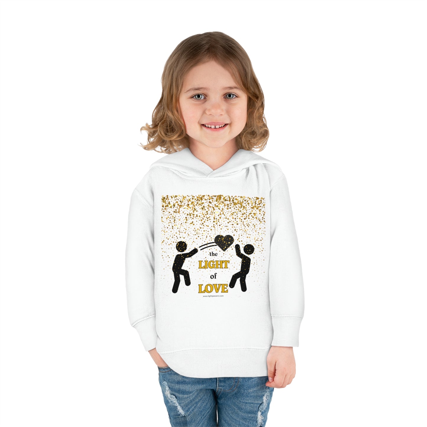Light Passers Marketplace Pass Light Love Toddler Hoodie Inspirational Messages, Simple Messages, Mental Health