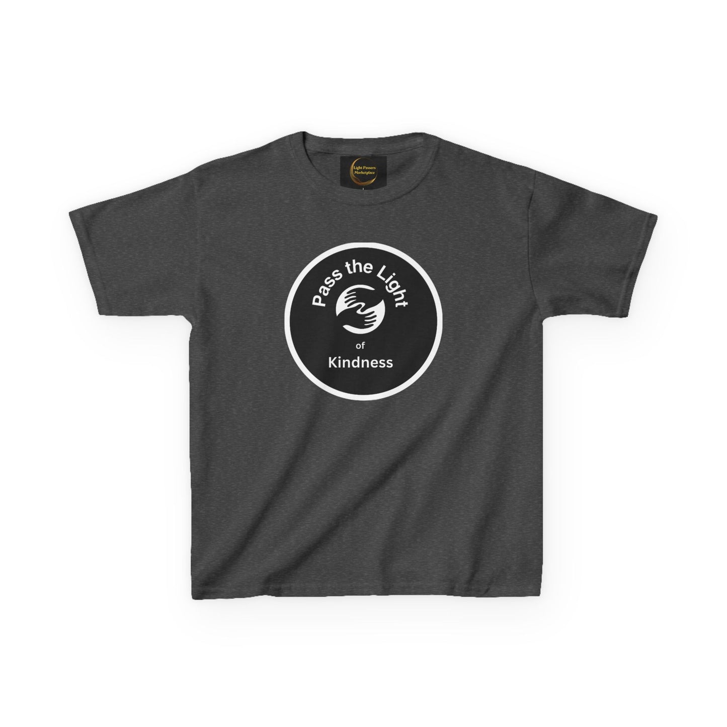 Youth T-shirt Pass the Light of Kindness 2 hands Graphic