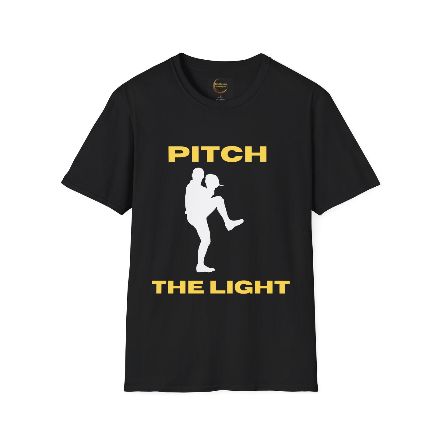 PITCH THE LIGHT white lettering Adult Unisex T-Shirt