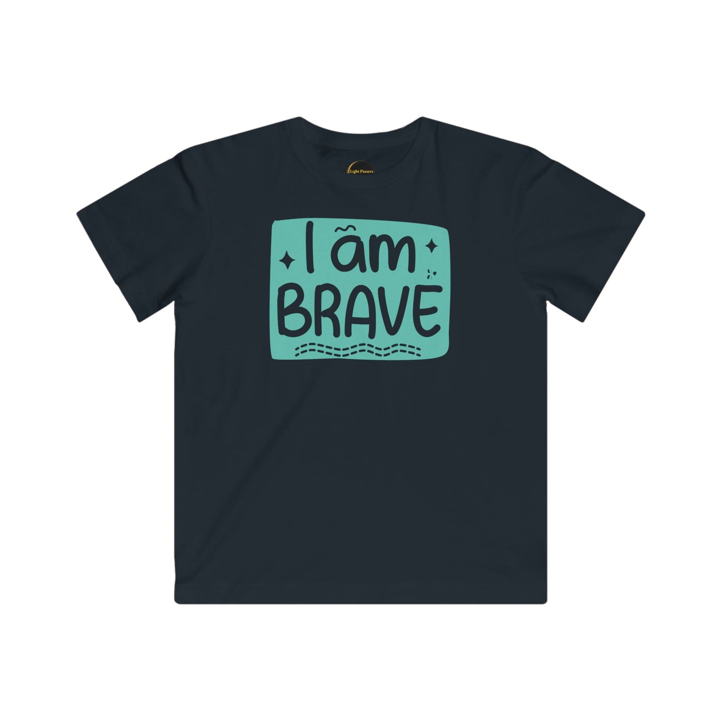 Kids Tee — Toddler "I Am Brave" Positive Affirmation Shirt