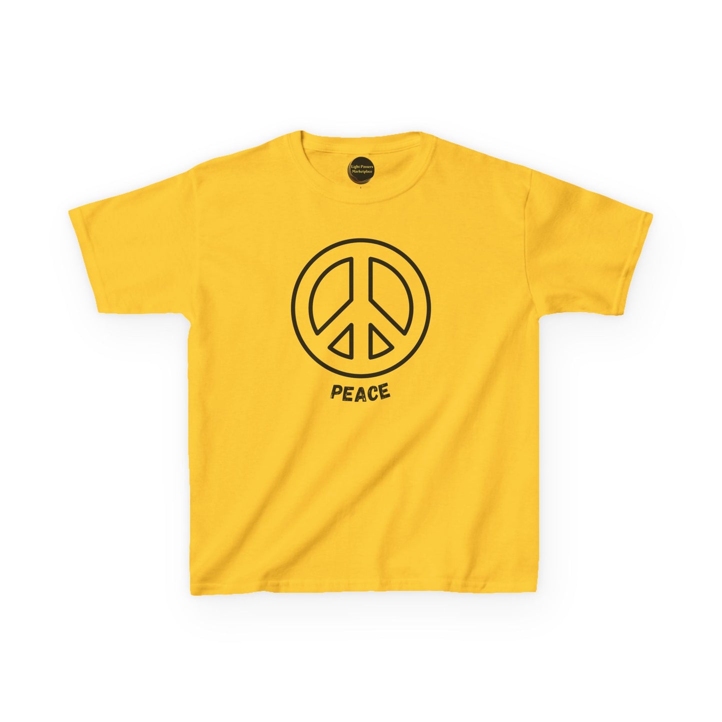 Youth/ Kids Black or white Peace Symbol T-Shirt