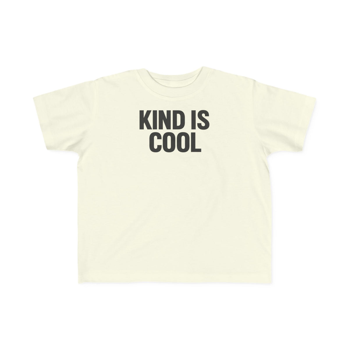 Kind Is Cool Toddler Tee — Playful Positive Message Kids Shirt